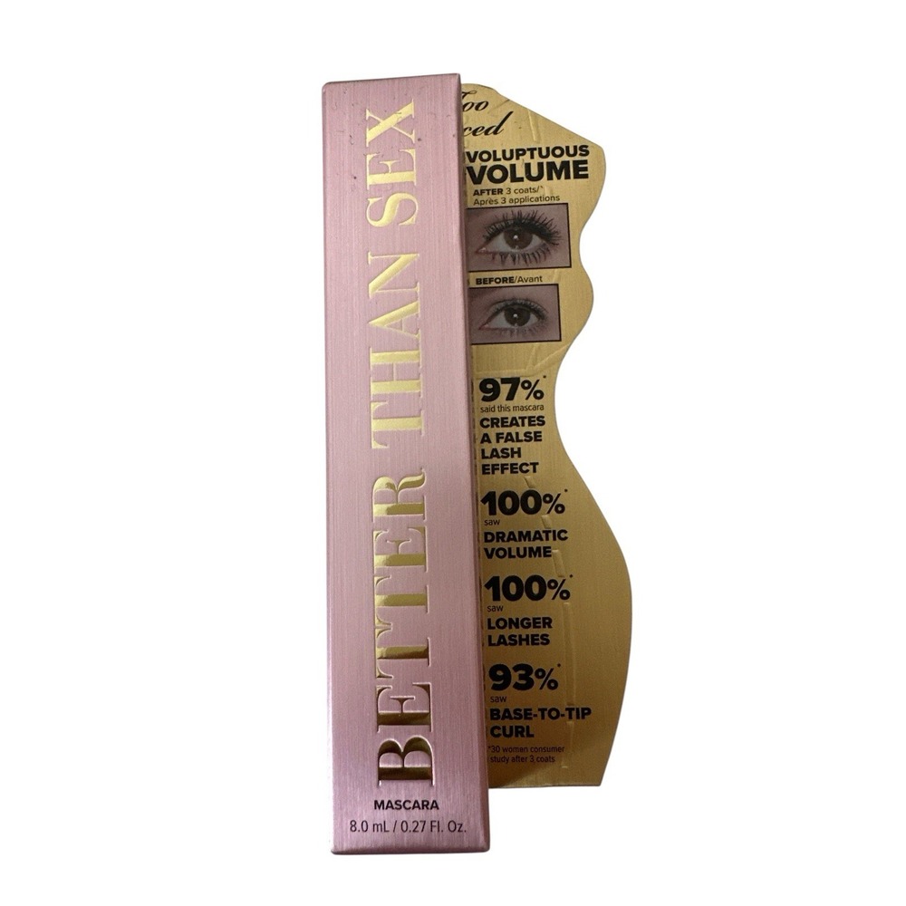 Too Faced Better Than Sex Mascara In Black 0.27oz New